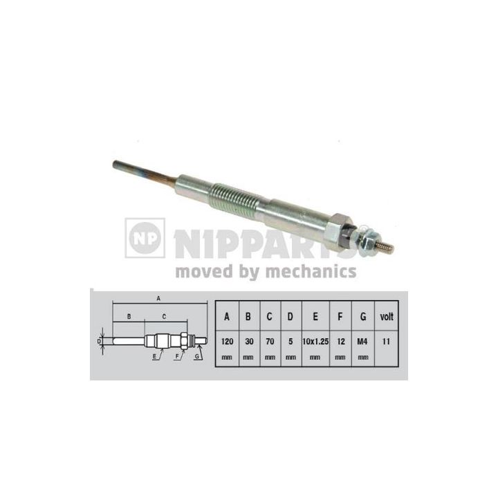 Kaitinimo žvakė NIPPARTS J5713010