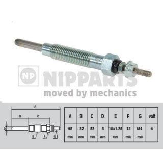 Kaitinimo žvakė NIPPARTS J5715007