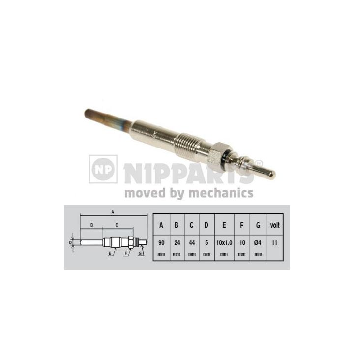 Kaitinimo žvakė NIPPARTS J5715014