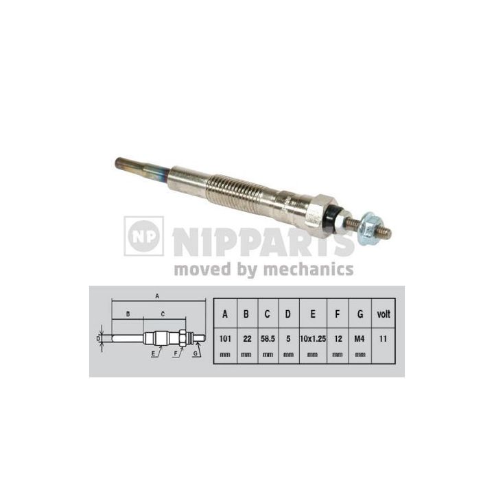 Kaitinimo žvakė NIPPARTS J5718000