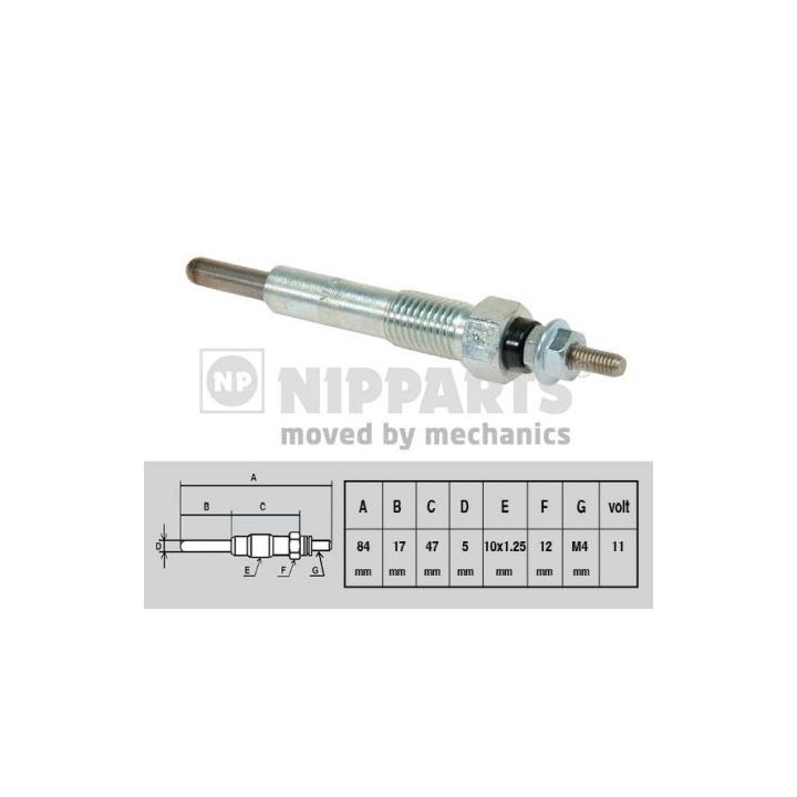 Kaitinimo žvakė NIPPARTS J5719009