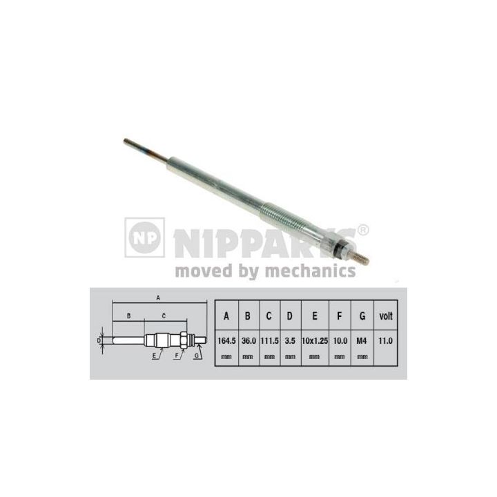 Kaitinimo žvakė NIPPARTS N5710304