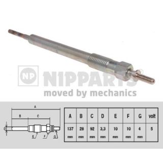 Kaitinimo žvakė NIPPARTS N5710508