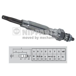 Kaitinimo žvakė NIPPARTS N5710509