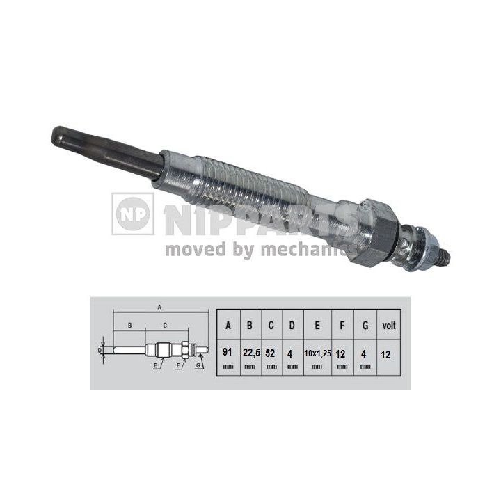 Kaitinimo žvakė NIPPARTS N5710509