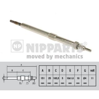 Kaitinimo žvakė NIPPARTS N5711031