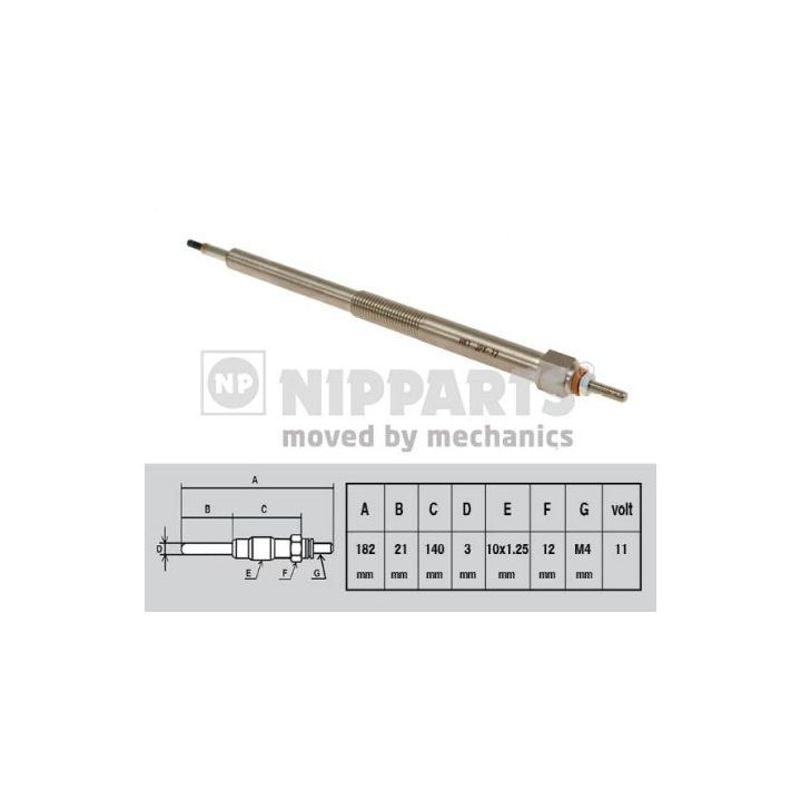 Kaitinimo žvakė NIPPARTS N5711034