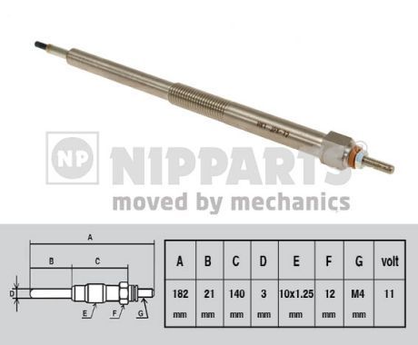 Kaitinimo žvakė NIPPARTS N5711034