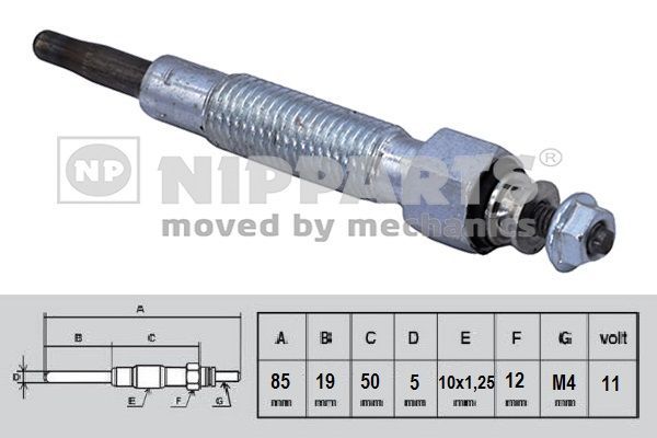 Kaitinimo žvakė NIPPARTS N5711036