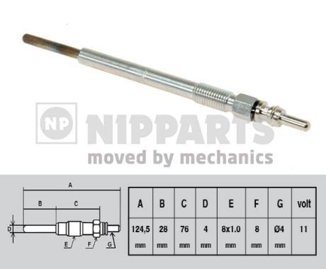 Kaitinimo žvakė NIPPARTS N5712026