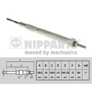 Kaitinimo žvakė NIPPARTS N5713012