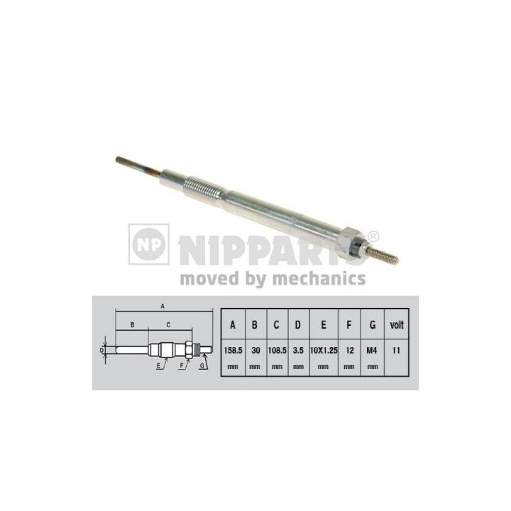 Kaitinimo žvakė NIPPARTS N5713012