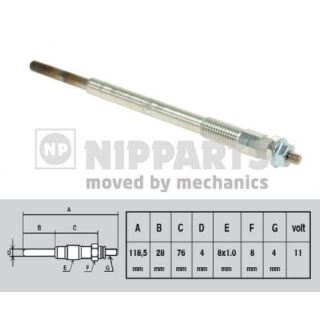 Kaitinimo žvakė NIPPARTS N5713014