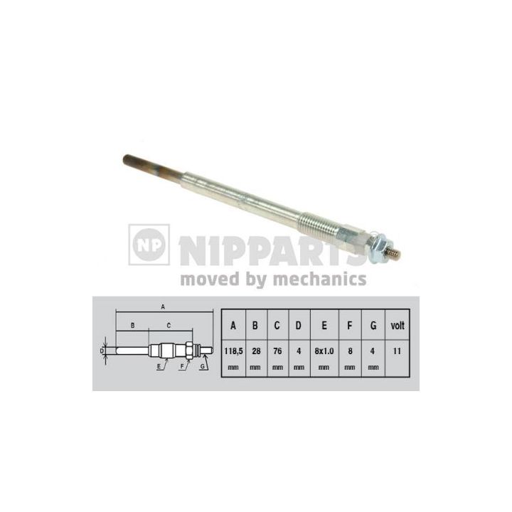 Kaitinimo žvakė NIPPARTS N5713014