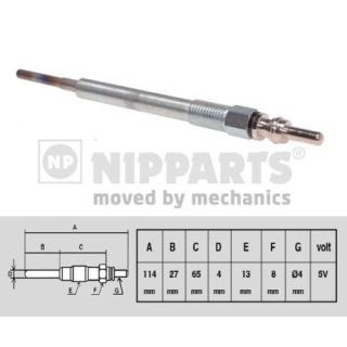 Kaitinimo žvakė NIPPARTS N5713015