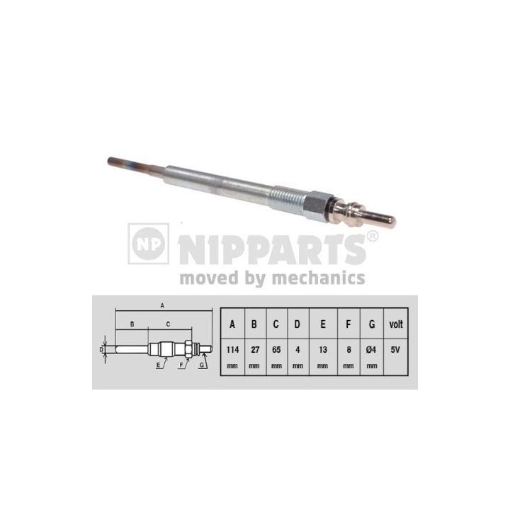 Kaitinimo žvakė NIPPARTS N5713015