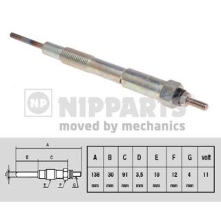 Kaitinimo žvakė NIPPARTS N5713016