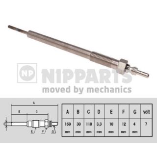 Kaitinimo žvakė NIPPARTS N5713017