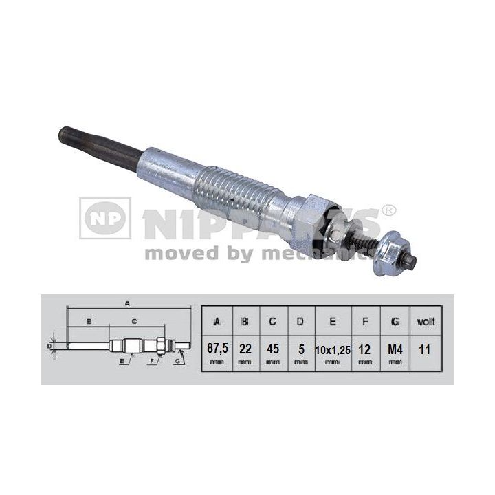 Kaitinimo žvakė NIPPARTS N5713018