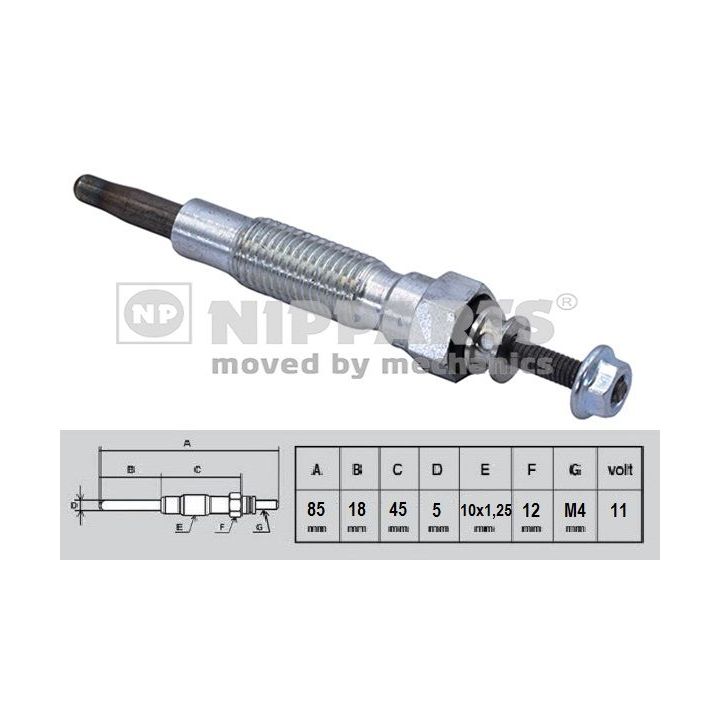 Kaitinimo žvakė NIPPARTS N5715021