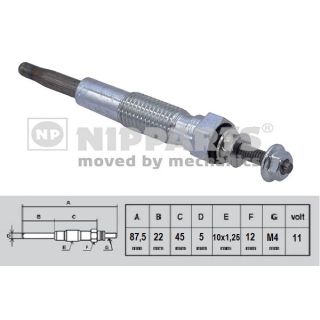 Kaitinimo žvakė NIPPARTS N5715023
