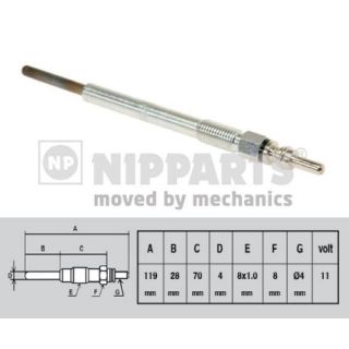 Kaitinimo žvakė NIPPARTS N5718001