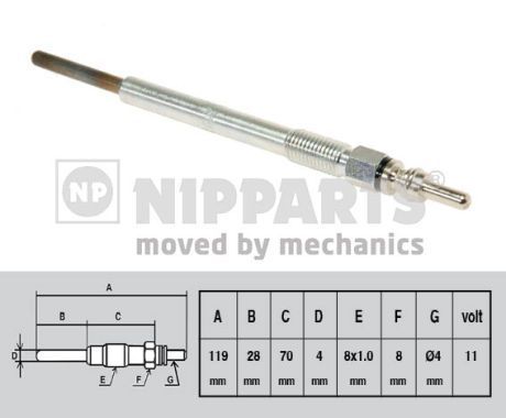 Kaitinimo žvakė NIPPARTS N5718001