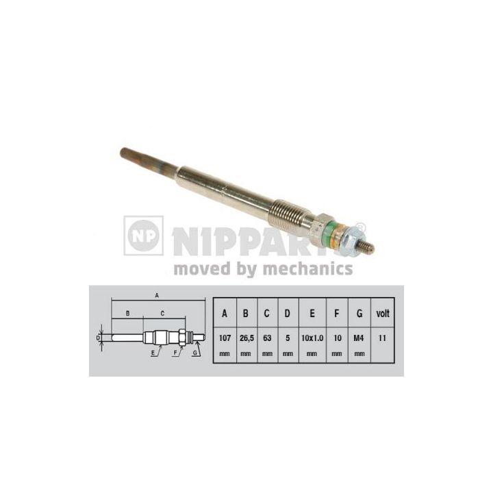 Kaitinimo žvakė NIPPARTS N5718002