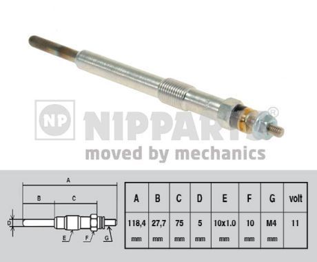Kaitinimo žvakė NIPPARTS N5718004