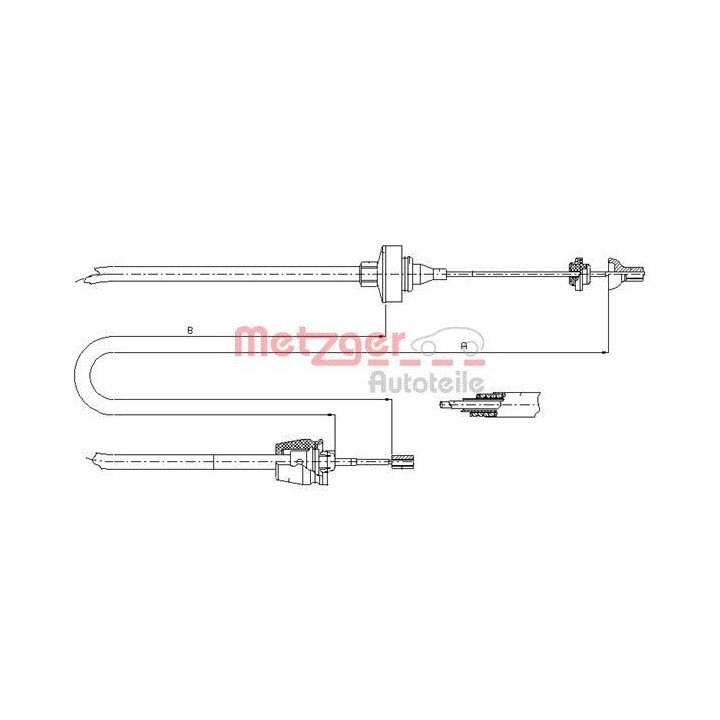 Sankabos trosas METZGER 10.2372