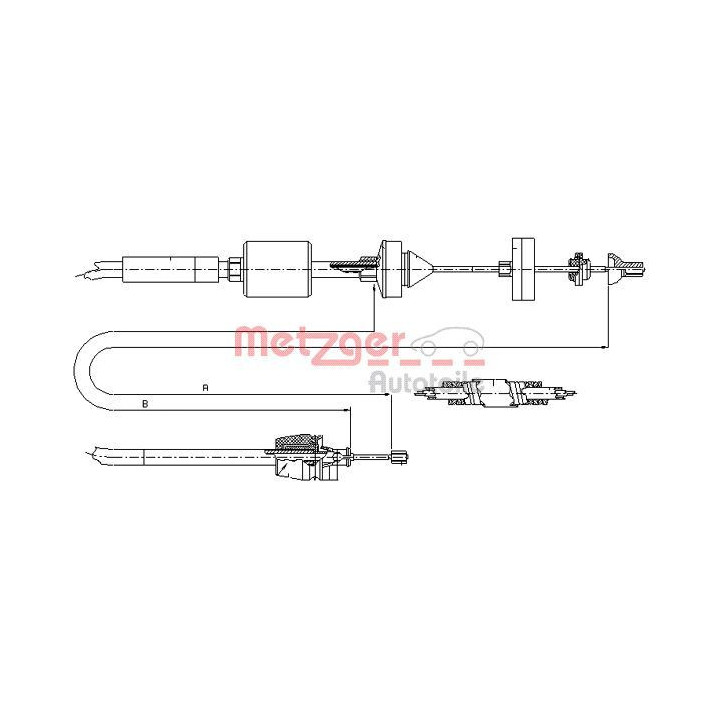 Sankabos trosas METZGER 10.2843