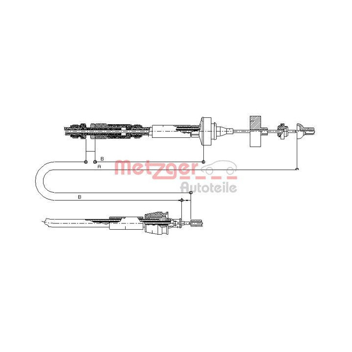 Sankabos trosas METZGER 10.2962
