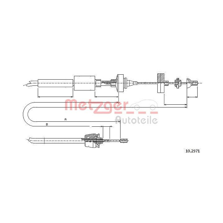 Sankabos trosas METZGER 10.2971