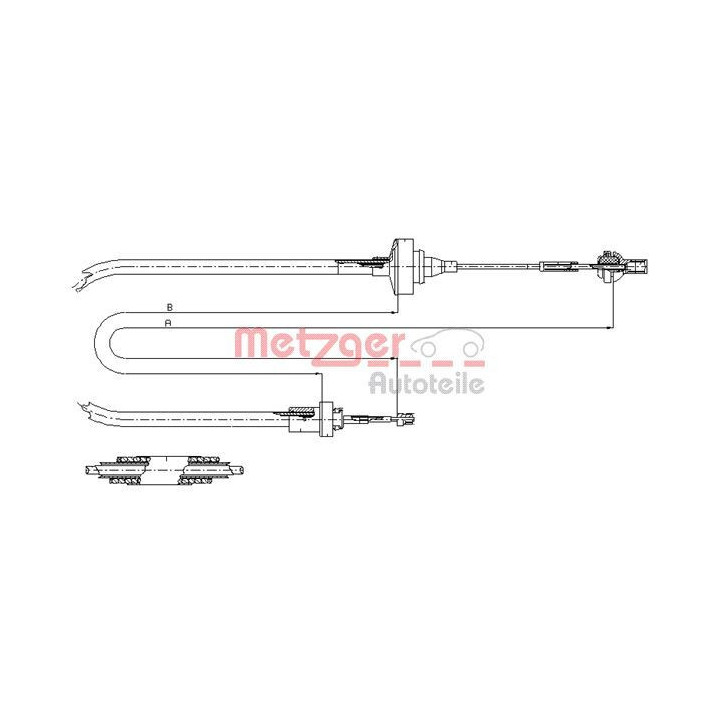 Sankabos trosas METZGER 11.2871