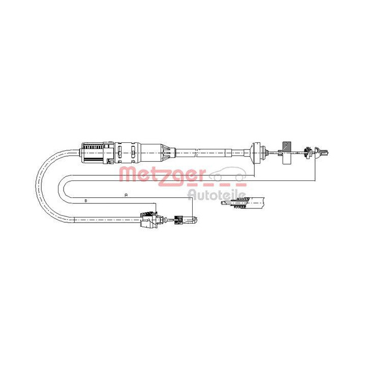 Sankabos trosas METZGER 11.2915