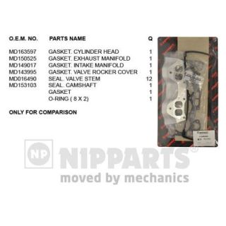 Tarpiklių komplektas, cilindro galva NIPPARTS J1245043