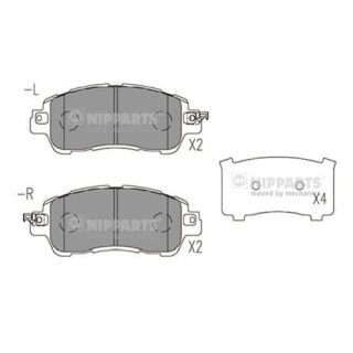 Stabdžių trinkelių rinkinys, diskinis stabdys NIPPARTS N3603078