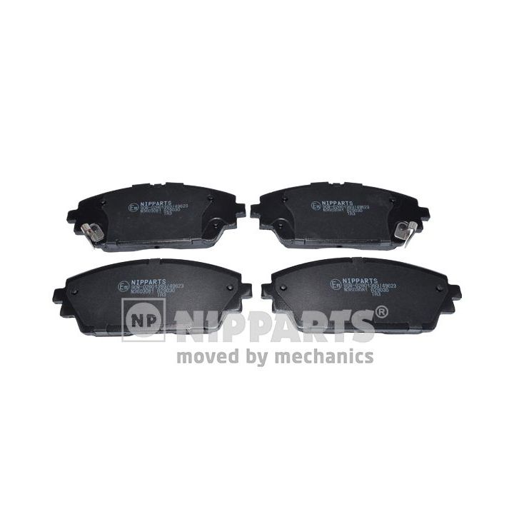 Stabdžių trinkelių rinkinys, diskinis stabdys NIPPARTS N3603081