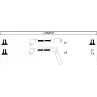 Uždegimo laido komplektas NIPPARTS J5380508