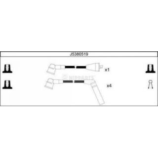 Uždegimo laido komplektas NIPPARTS J5380519