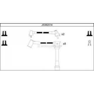 Uždegimo laido komplektas NIPPARTS J5382014