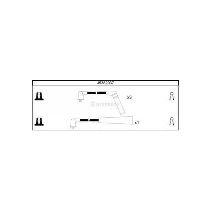 Uždegimo laido komplektas NIPPARTS J5382037