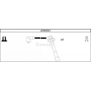 Uždegimo laido komplektas NIPPARTS J5383021