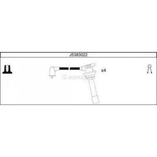 Uždegimo laido komplektas NIPPARTS J5383022