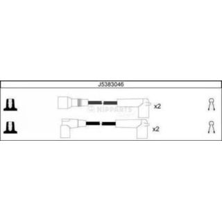 Uždegimo laido komplektas NIPPARTS J5383046