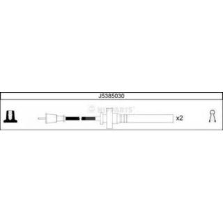 Uždegimo laido komplektas NIPPARTS J5385030