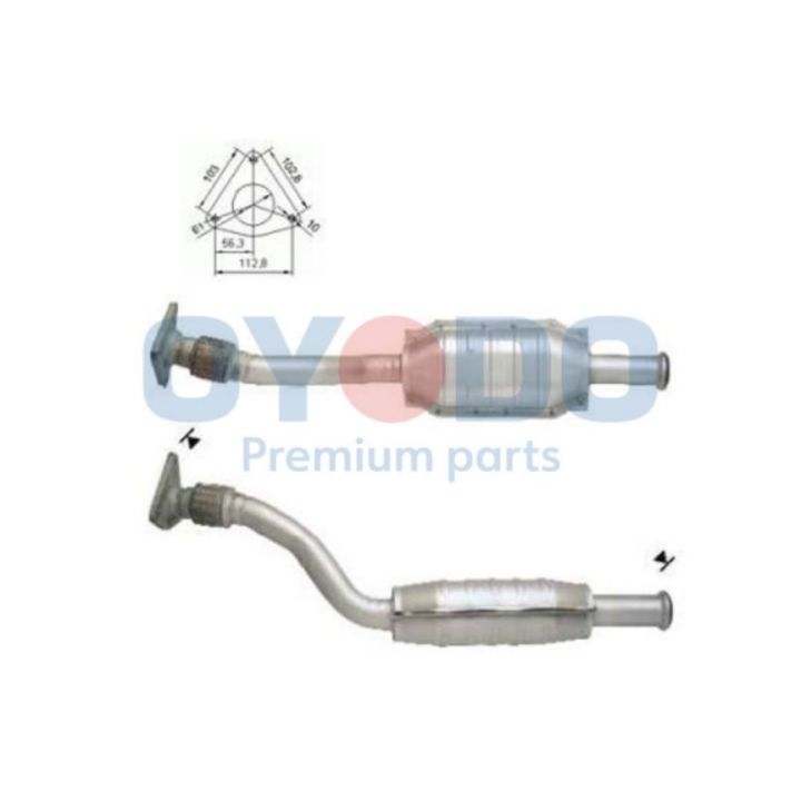Katalizatoriaus keitiklis Oyodo 10N0008A-OYO