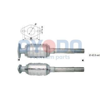 Katalizatoriaus keitiklis Oyodo 10N0021-OYO