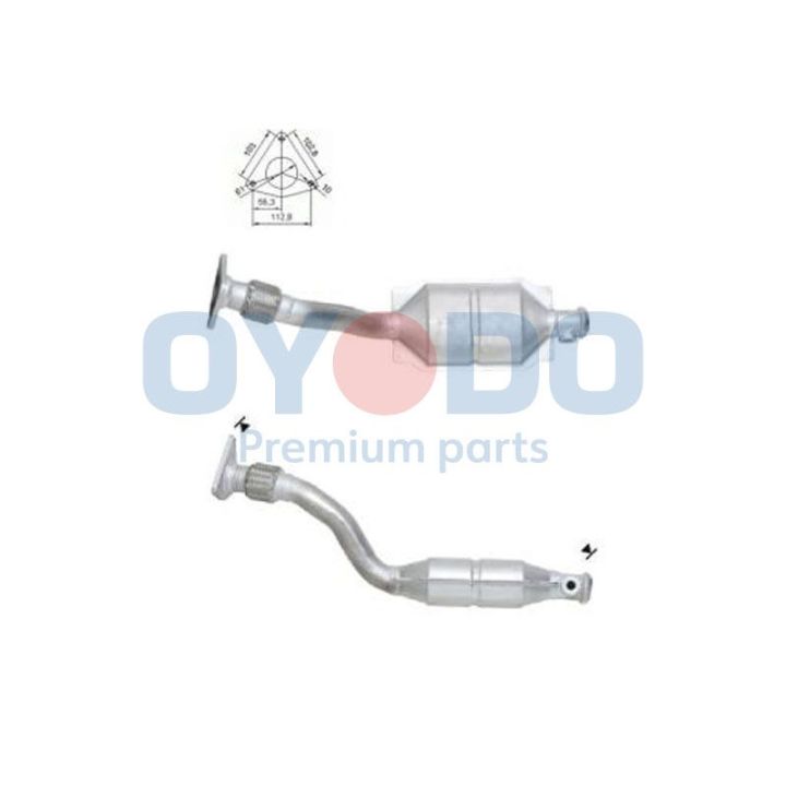 Katalizatoriaus keitiklis Oyodo 10N0059-OYO
