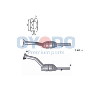 Katalizatoriaus keitiklis Oyodo 10N0062-OYO